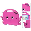 Mtp Products iPad 10.2 2019/2020/2021 Børnevenligt Stødsikkert Cover - Blæksprutte - Hot Pink
