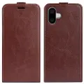 Mtp Products iPhone 16 Vertikal Flip Taske med Kortholder - Brun