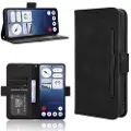Mtp Products Nothing Phone (3a) Kortholder Pung Etui - Sort