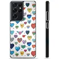 Mtp Products Samsung Galaxy S21 Ultra 5G Beskyttende Cover - Hjerter