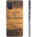 Mtp Products Samsung Galaxy A71 TPU Cover - Træ