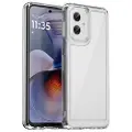 Mtp Products Motorola Moto G55 Anti-Shock Hybrid Cover - Gennemsigtig