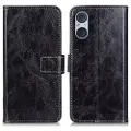 Mtp Products Sony Xperia 5 V Pung Taske med Magnetisk Lukning - Sort