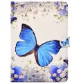 Mtp Products Wonder Series iPad 9.7 2017/2018 Folio Cover - Blå Sommerfugl