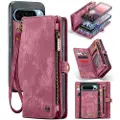 CASEME Google Pixel 9 Pro XL Caseme 008 2-i-1 Multifunktionel Pung - Rød