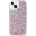 Mtp Products iPhone 15 Plus Glitter Flakes TPU Cover - Pink