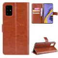Mtp Products Samsung Galaxy A51 Pung Taske med Magnetisk Lukning - Brun