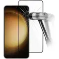 Mtp Products Samsung Galaxy S24 Skærmbeskyttelse Hærdet Glas - 9H - Full Fit - Sort Kant