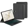Mtp Products Honor Pad 9 Cover med Bluetooth Tastatur - Sort
