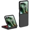 Mtp Products Motorola Razr 60 Ultra Gummibelagt Plastik Cover - Sort