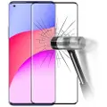 Mtp Products Full Cover OnePlus 8 Pro Skærmbeskyttelse Hærdet Glas - 9H, 0.3mm - Sort
