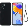 Mtp Products Xiaomi Redmi 10 5G/Note 11E Liquid Silikone Cover - Sort