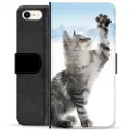 Mtp Products iPhone 7/8/SE (2020)/SE (2022) Premium Flip Cover med Pung - Kat