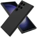 Mtp Products Samsung Galaxy S24 Ultra Liquid Silikone Cover med Strop - Sort