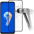 Mtp Products Full Cover Asus Zenfone 9 Hærdet Glas - 9H, 0.3mm - Sort