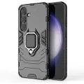 Mtp Products Samsung Galaxy S24 Hybrid Cover med Ring Holder - Sort