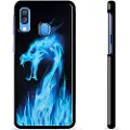 Mtp Products Samsung Galaxy A40 Beskyttende Cover - Blå Ild Drage