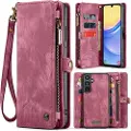 CASEME Samsung Galaxy A16 5G Caseme 008 2-i-1 Multifunktionel Pung - Rød