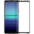 Mtp Products Full Cover Sony Xperia 5 II Skærmbeskyttelse Hærdet Glas - 9H, 0.3mm - Sort