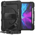 Mtp Products iPad Pro 12.9 2018/2020/2021/2022 Heavy Duty 360 Cover med Håndrem - Sort