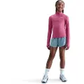 Nike Langærmet Nike Dri-FIT-top med 1/4 lynlås til piger - lilla