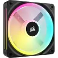 Corsair Icue Link Qx120 120mm Mag Dome Rgb Exp Kit Ventilator Hvid, Sort