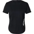 Nike Kortærmet Nike Tempo Swoosh Run Dri-FIT-løbetop til kvinder - sort