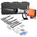 Vevor Nedbrydningshammer Demolition Jack Hammer Betonhammer 2200W elektrisk hammer 6 mejselbits