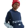 Nike Multi Dri-FIT-hættetrøje i fleece til større børn - blå