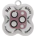Mtp Products iPhone 12 Pro Max Glimmer Kamera Linse Hærdet Glas Beskytter - Pink