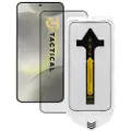 Tactical Samsung Galaxy S24/S25 Tactical Impact Barrier for Rookies Skærmbeskyttelse Hærdet Glas - Sort kant
