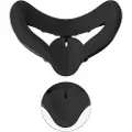 Mtp Products Oculus Quest 2 Svedtæt Ansigtsgrænseflade / Silikone Cover - Sort
