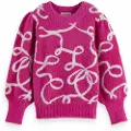 Scotch & Soda Intarsia Glitter Trøje