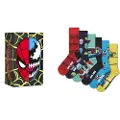 Happy socks Marvel Spider-man Gift Set Crewsokker 6 Par