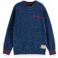 Scotch & Soda Regular Fit Velvet Chenille Trøje