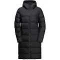 Jack Wolfskin Frozen Palace, dunfrakke, dame, sort