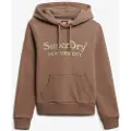 Superdry Brand Mark Relaxed Fit Hættetrøje