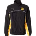 Puma Borussia Dortmund FtblStatement Cellerator Jacket, Clothing, Black/Yellow Sizzle, M