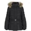 GUESS Guesstil kvinder. W5BL31W2802 Quiltet dunjakke, sort (L), Casual, Polyester