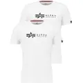 Alpha industries Label 2 Pack T-shirt Med Korte ærmer