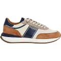 Pepe Jeans Pepe Jeanstil mænd. PMS600008 Buster Læder Sneakers Beige Serie (46), Fast, Blonder, Casual