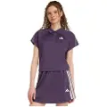 Adidas Stadium 3 Stripes Tennis Inspired Jacquard Polo T-shirt Med Korte ærmer
