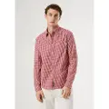 Pepe Jeans Pepe Jeanstil mænd. PM3090841 Colton skjorte rød (XL), Casual, Bomuld, Lange ærmer