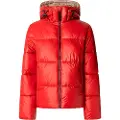 Pepe Jeans Pepe Jeanstil kvinder. PL4024339 Frakke Sussy kort rød (S), Casual, Polyester