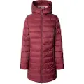 Pepe Jeans Pepe Jeanstil kvinder. PL4024372 Sally Long Coat rødbrun (S), Casual, Polyester