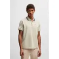 Hugo Boss BOSStil mænd. 50538176 Paddy beige poloshirt (XS), Casual, Bomuld, Korte ærmer
