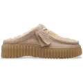 Clarks Clarkstil kvinder. 26183010 Torhill Mule træsko i beige læder (36), Fast, Ingen, Casual