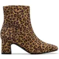 Clarks Clarkstil kvinder. 26182937 Fernie Zip pullerter i læder med dyreprint (41), 3-5 cm, Lynlås, Casual
