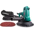Vonroc Excentersliber - 750W | 180mm | Til gipsvægge - gulve | Inkl. Tilbehør og sandpapir 8 stk.
