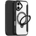 DUX iPhone 17 Dux Ducis Skin X Pro Magnetisk Flip Cover - Sort